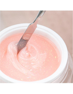 Gel de Construção com Glitter INOCOS Diamonds Nude Leitoso 30GR INOCOS Gel Construção 2