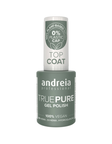 Top Coat True Pure Gel Polish Andreia 0% Plastic 10.5ml True Pure Verniz Gel Vegan