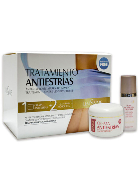 Pack de cuidado antiestrías con rosa mosqueta