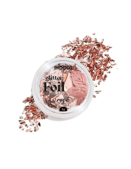 Glitter Foil Rosé - Natura Lovers Wine Edition INOCOS INOCOS Nail Art