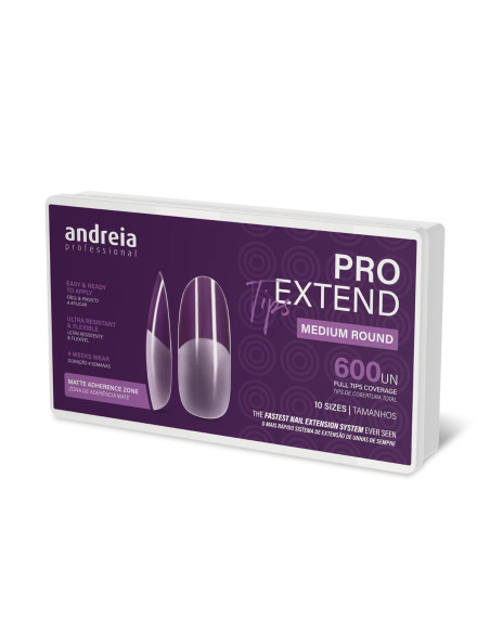 Tips Unhas PRO Extend Medium Round Andreia Tips Unhas