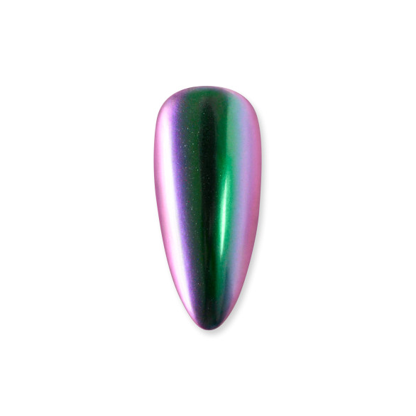 Andreia Chrome Illusion 02 Chameleon Magenta lápiz nail art