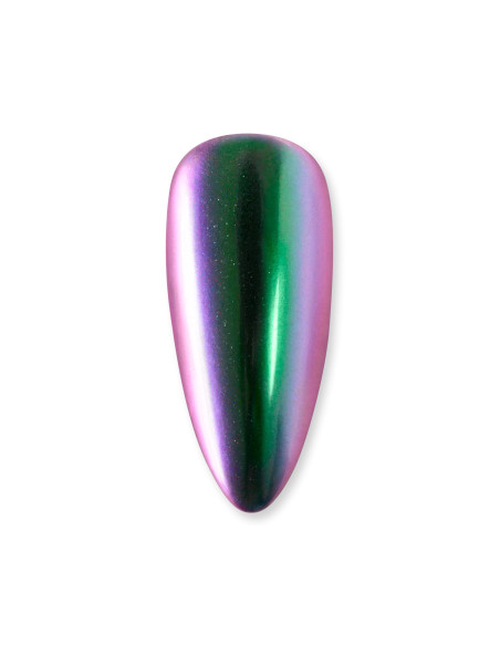 Andreia Chrome Illusion 02 Chameleon Magenta lápiz nail art