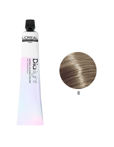 Coloração L'Oréal Profissional DiaLight 8 Louro Claro 50ml Coloração L'Oreal