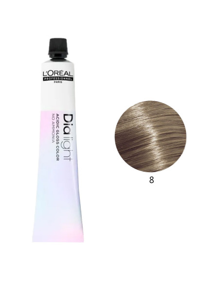 Coloração L'Oréal Profissional DiaLight 8 Louro Claro 50ml Coloração L'Oreal