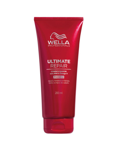 Condicionador Wella Ultimate Repair 200ml Acção Reparadora Wella Ultimate Repair