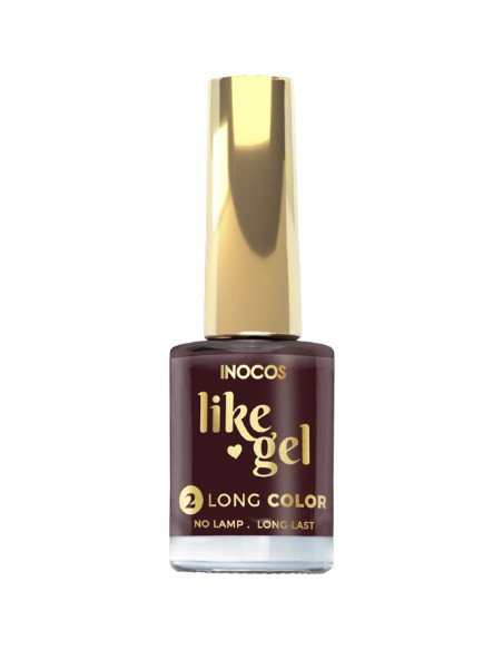 Verniz Like Gel INOCOS 164 Castanho Intenso 11ml INOCOS Verniz Like Gel 