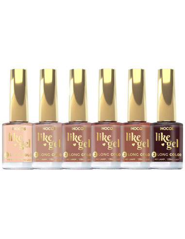 Verniz Like Gel INOCOS Nude Collection INOCOS Verniz Like Gel 