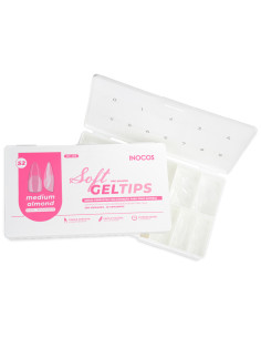 Inocos Soft Gel Tips S2 Medium Almond 500 unidades