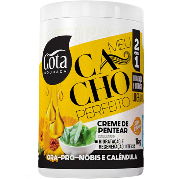 Gota Dourada Meu Cacho Perfeito ora-pro-nóbis y caléndula 1 kg