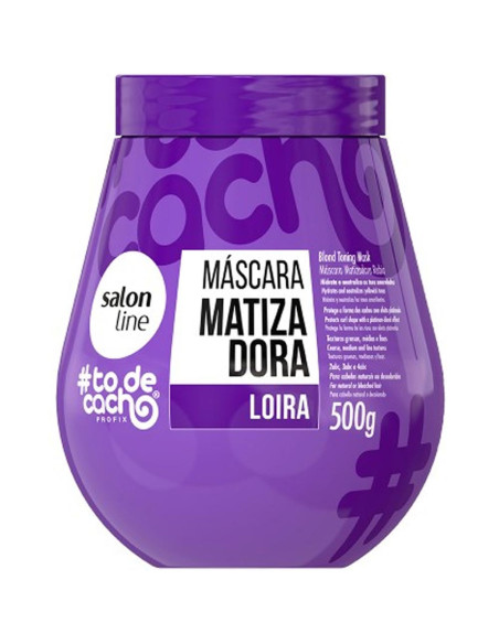 Máscara Matizadora Salon Line Todecacho Loira 500g Máscara Matizadora Salon Line