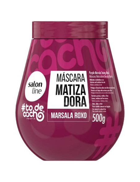 Salon Line #todecacho mascarilla Marsala morado 500 g
