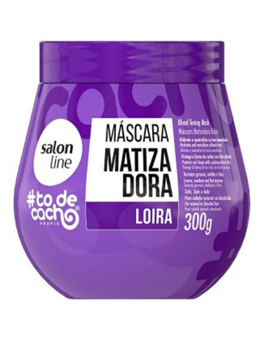 Máscara Matizadora Salon Line Todecacho Loira 300g Máscara Matizadora Salon Line