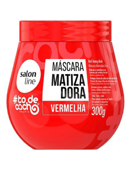 Máscara Matizadora Salon Line Todecacho Vermelha 300g Máscara Matizadora Salon Line