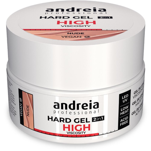 Andreia Hard Gel 2 en 1 Nude alta viscosidad 44 g