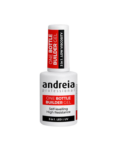 Andreia One Bottle Builder Gel 3 en 1 Glitter Pink 14 ml