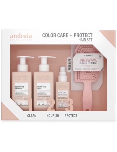 Coffret Andreia Profissional Color Care+ Protect Kits Verniz Gel Andreia | Conjunto Vernizes Andreia | Kit Make Up