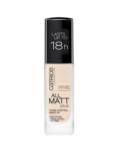 Base de Maquilhagem Catrice All Matt Plus Anti Brilho 010 Light Beige 30ml Catrice Cosmetics Outlet