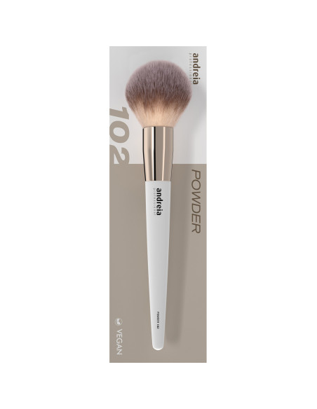 Pincel de Pó Andreia Professional Powder 102 Essenciais de Maquilhagem Andreia