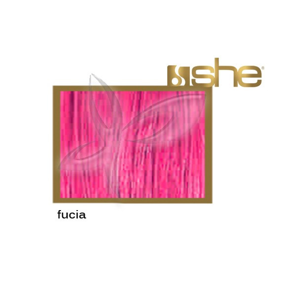 SHE extensiones lisas adhesivas Fantasy Colours, 40/45 cm, 4 piezas