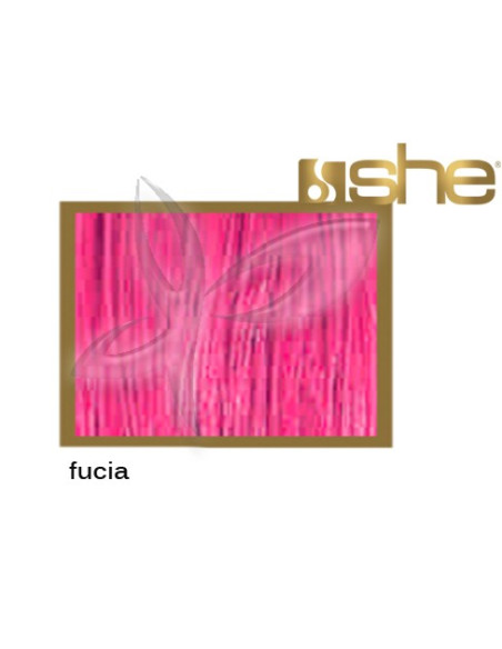 SHE extensiones lisas adhesivas Fantasy Colours, 40/45 cm, 4 piezas