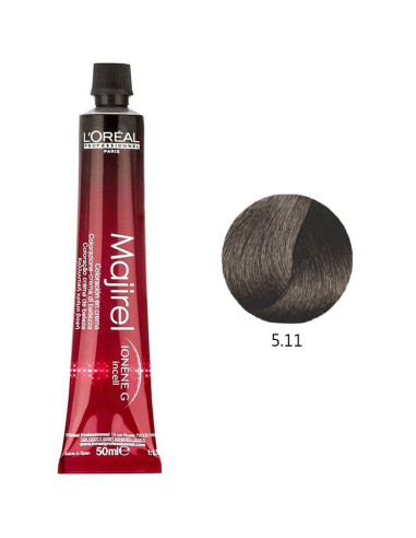 Coloração L'Oréal Profissional Majirel 5.11 Castanho Claro Cinza Profundo 50ml Majirel L'Oreal