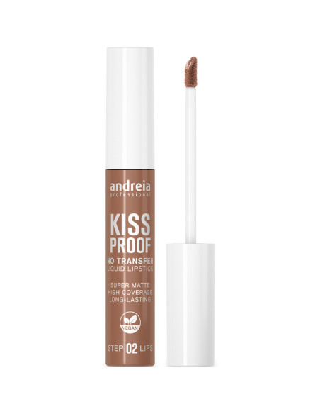 Batom Líquido Andreia  Profissional KISS PROOF 19 Hazelnut Batom Andreia