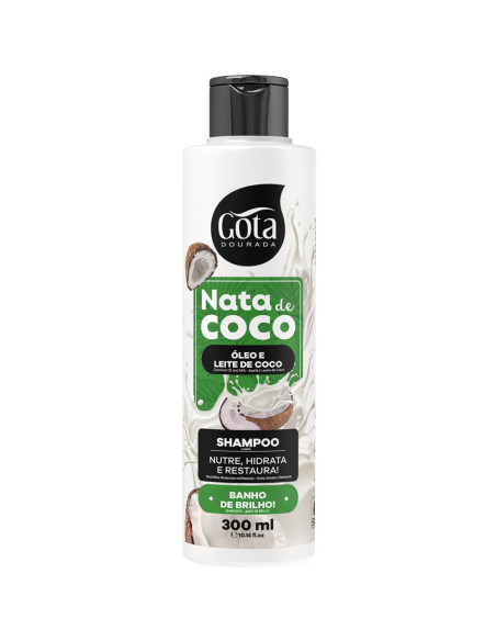 Shampoo Gota Dourada Nata de Coco 300ml Gota Dourada