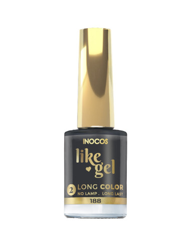 Verniz Like Gel INOCOS 188 Preto 11ml