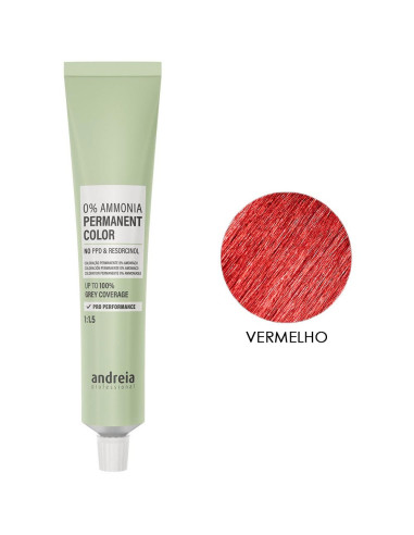 Coloração Mixtone Andreia Profissional Permanente 0% Amoníaco Vermelho 100ml