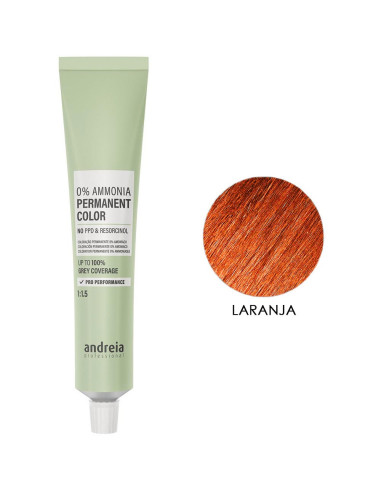 Coloração Mixtone Andreia Profissional Permanente 0% Amoníaco Laranja 100ml