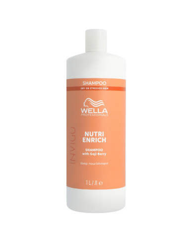 Shampoo Wella Nutri Enrich 1000ml Cabelos seco