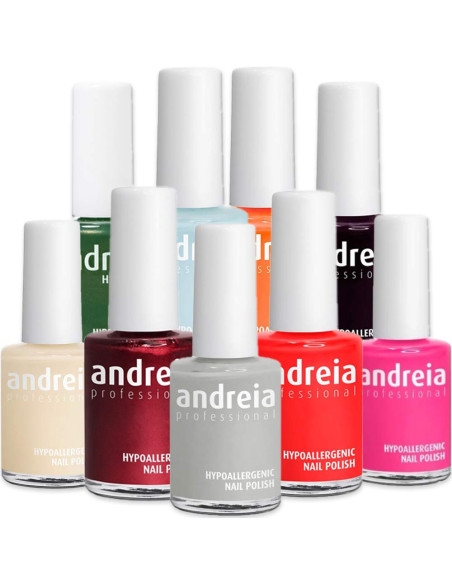 Kit esmaltes Andreia 6 × 14 ml colores surtidos