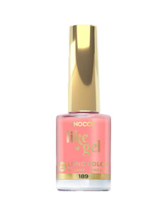 Verniz Like Gel INOCOS 189 Toranja Pastel 11ml efeito gel s/lâmpada