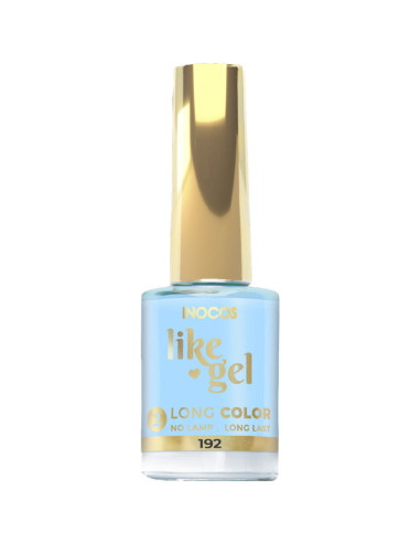 Verniz Like Gel INOCOS 192 Ciano Pastel 11ml