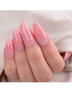 Nail Liner Inocos Coral Pastel 8ml| Ideal para Nail Art e Manicure Francesa. 2