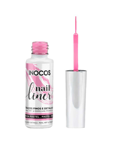 Nail Liner Inocos Rosa Pastel 8ml