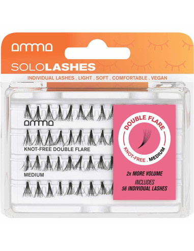 Pestanas AMMA Professional Sololashes Knot Free Double Flare M