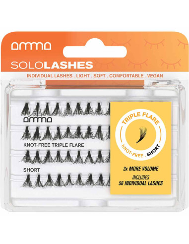 Pestanas AMMA Professional Sololashes Knot Free Triple Flare S