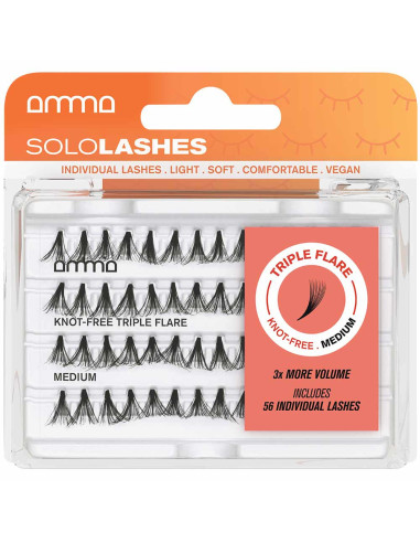 Pestanas AMMA Professional Sololashes Knot Free Triple Flare M