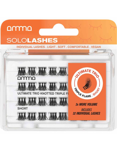 Pestanas AMMA Professional Sololashes Ultimate Trio Triple Flare S