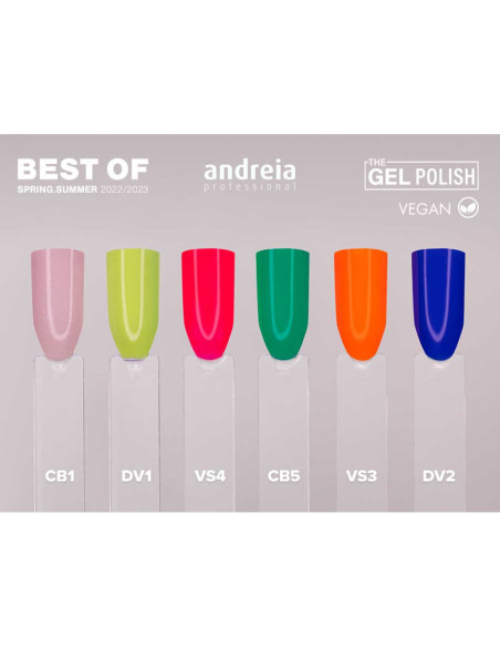The Gel Polish Andreia Professional Best Of Collection,cores tendência