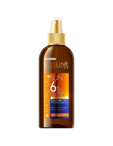 Óleo Acelarador de Bronzeamento Eveline Cosmetics Amazing Oils 150ml SPF6