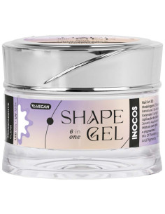 Shape Gel Inocos Transparente 30g, Gel de Construção e Nail Art 3D