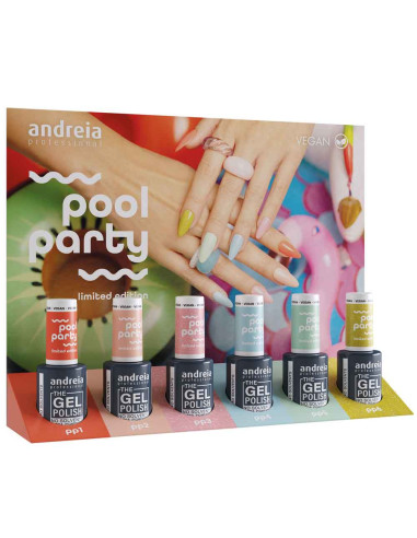 Coleção Verniz Gel Andreia The Gel Polish Pool Party