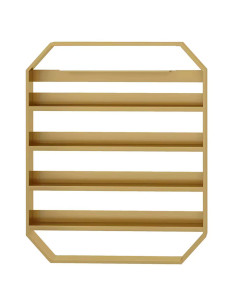 Golden estante de pared para esmaltes 80 × 100 cm