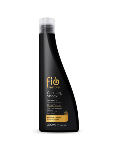 Shampoo Fio Restore Capillary Shock 300ml Força e Crescimento