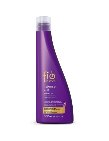 Shampoo Fio Restore Intense Liss 300ml Cabelo Liso