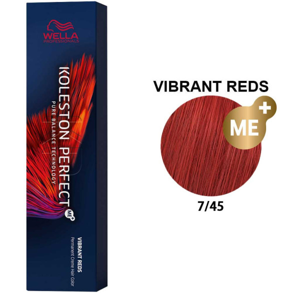Wella Koleston Perfect rojos vibrantes 7.45
