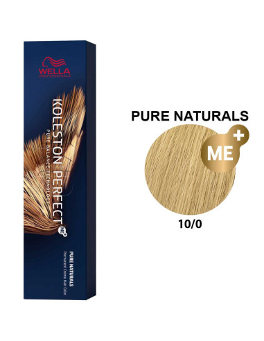 Koleston Perfect Naturais Puros 10/0 Louro Super Claro Natural 60ml - Wella Professionals